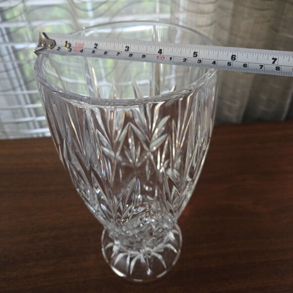 Cristal D'Arques France Tradition Vase, VTG Embossed Crystal Tall Vase 11.75" - Picture 12 of 13